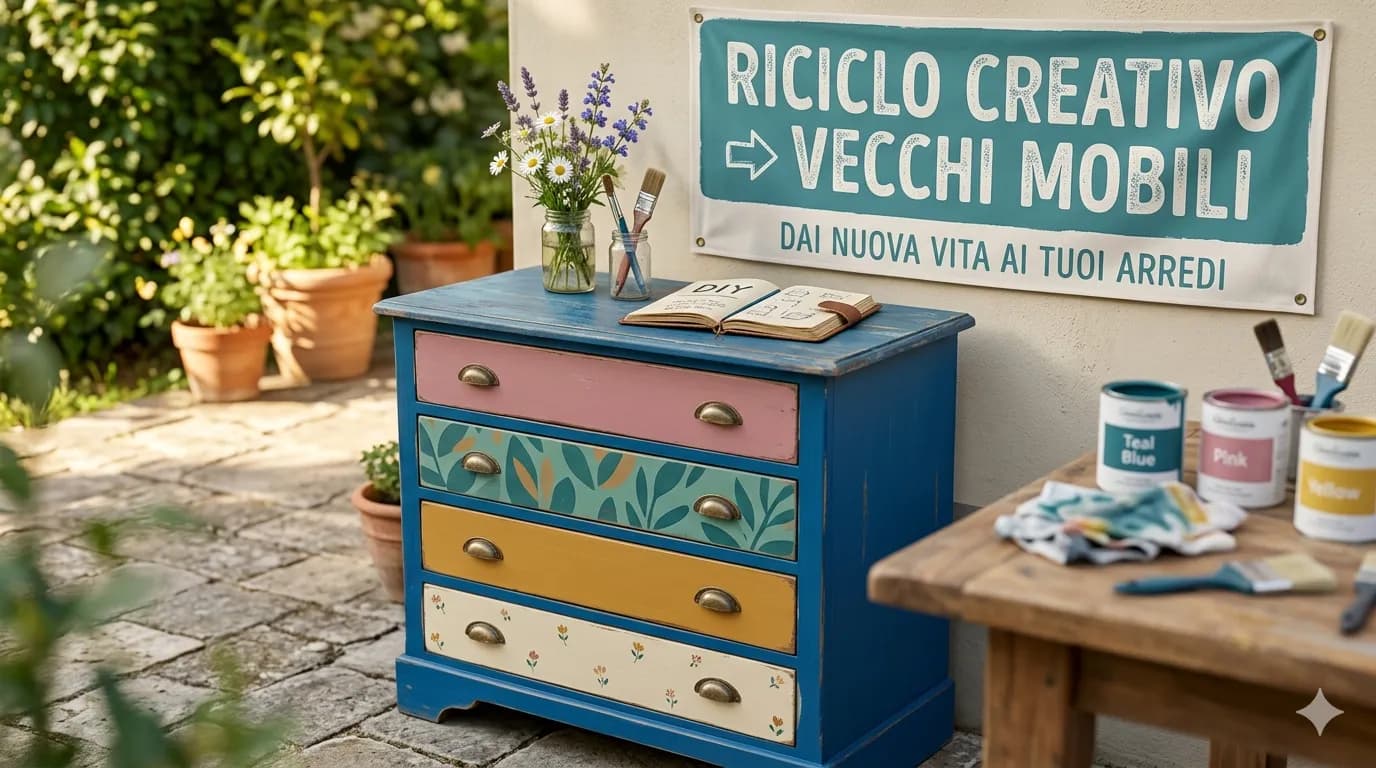 Riciclo creativo dei vecchi mobili