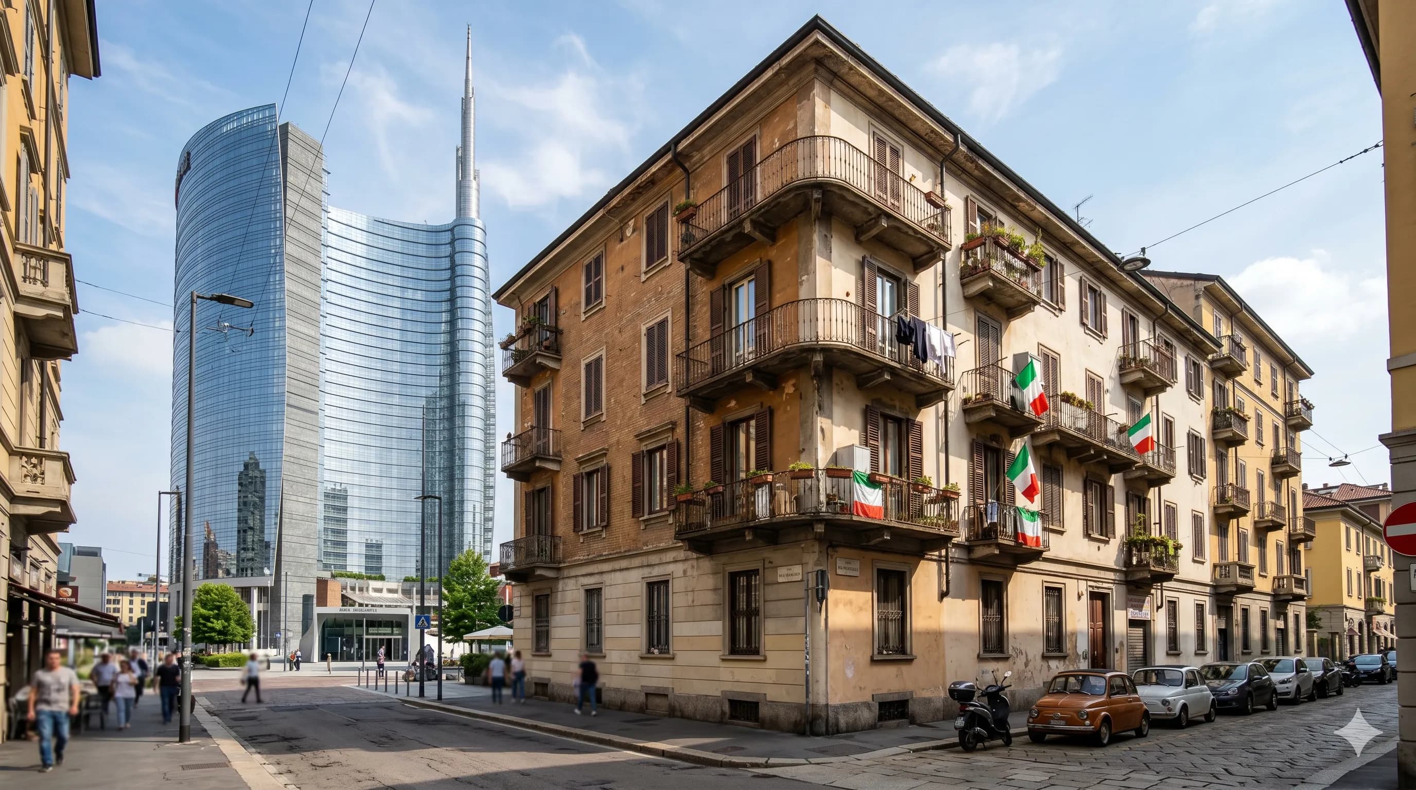 Sgombero zona Isola e Porta Nuova a Milano
