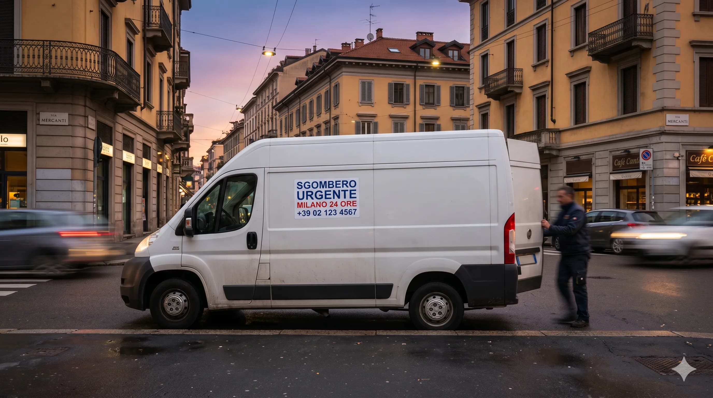 Sgombero urgente a Milano 24 ore